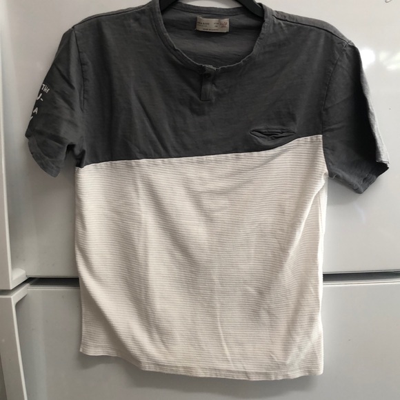 Zara Shirts Tops Zara Boys Size 112 Greywhite Henley Tshirt Zara Shirts Tops Zara Boys Size 112 Greywhite Henley Tshirt